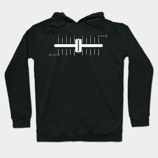 Crossfader DJ Short Fader Simple Fader Hoodie